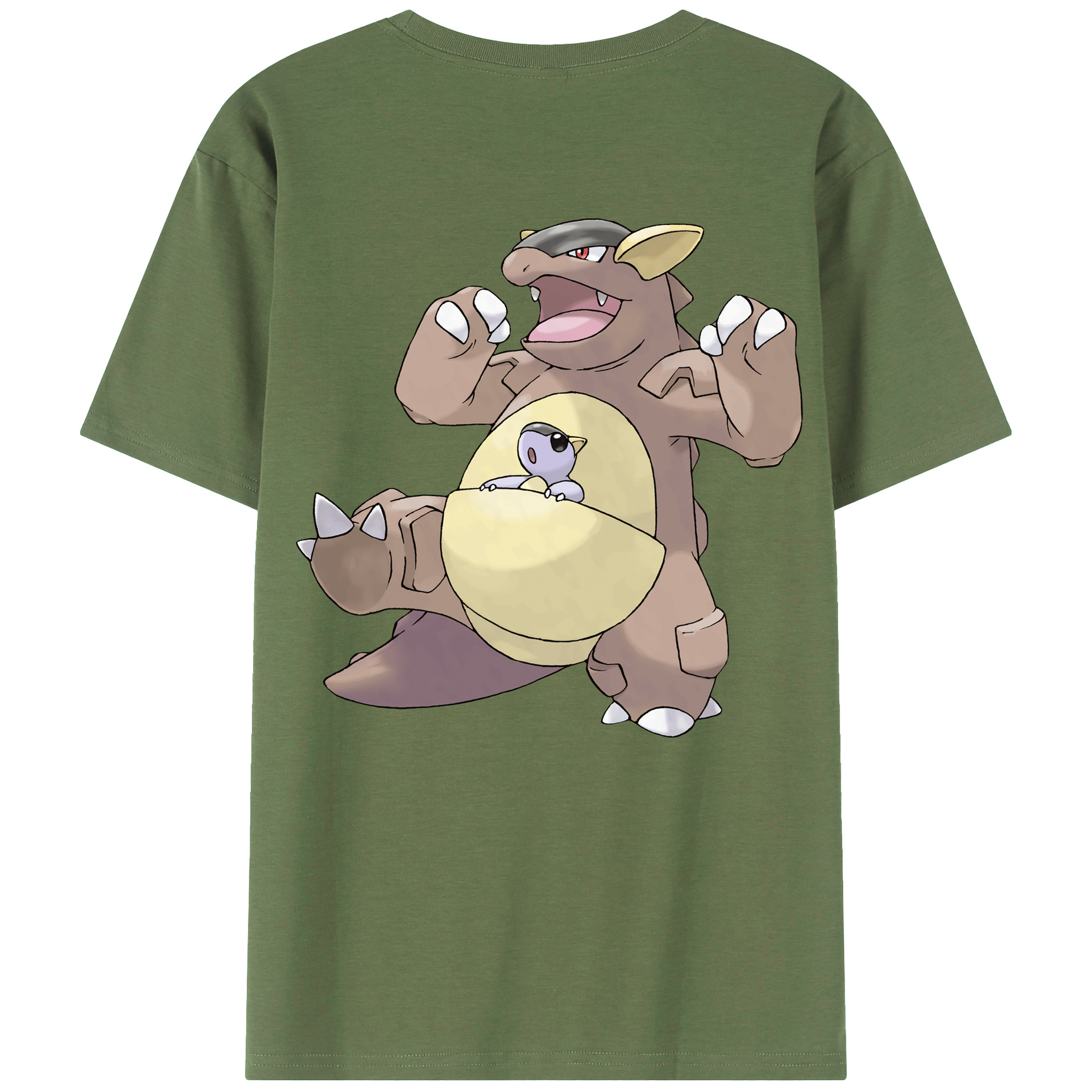 （画像用） ポケットモンスター Pokémon 綿100％ メンズ半袖Tシャツ（バックプリント） 通気性